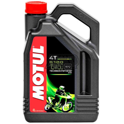 Óleo 5100 4T 15W50 4L JASO MA-2 - MOTUL