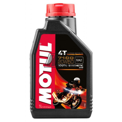 Óleo 7100 4T 20W50 100% sintético 1L - MOTUL