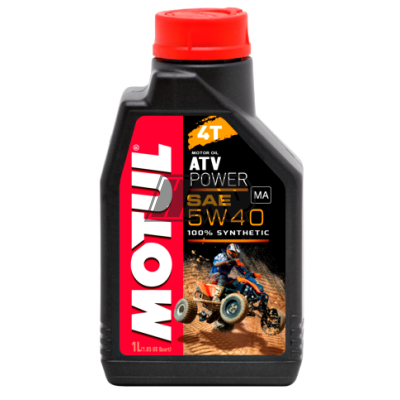 Óleo ATV POWER 4T 5W40 100% sintético 1L - MOTUL