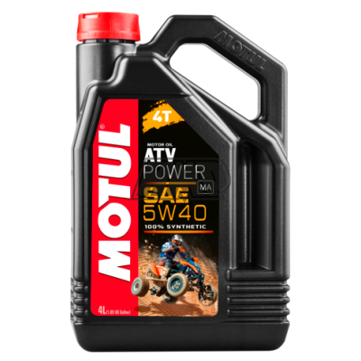 Óleo ATV POWER 4T 5W40 100% sintético 4L - MOTUL