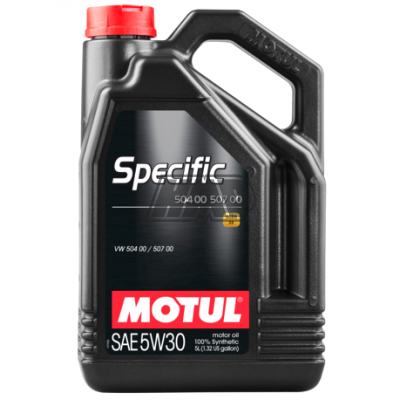 Óleo SPECIFIC 504 00 507 00 5W30 100% sintético 5L - MOTUL