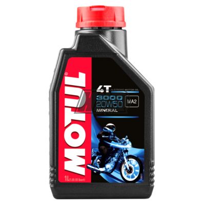 Óleo 3000 20W50 4T 1L - MOTUL