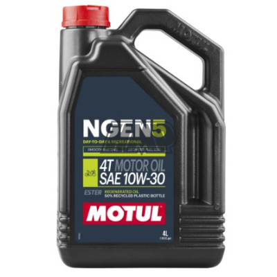 Óleo NGEN 5 10W30 4T REGENERADO 4L - MOTUL