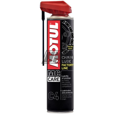 Spray C4 lubrificação corrente / ESTRADA / ROAD / CHAIN LUBE FACT LINE 400ML - MOTUL