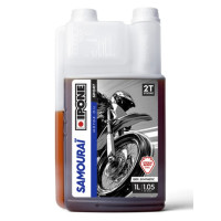 Óleo SAMOURAI 2T 100% sintético 1L MORANGO - IPONE