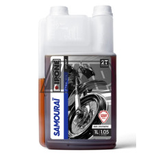 Óleo SAMOURAI 2T 100% sintético 1L MORANGO - IPONE