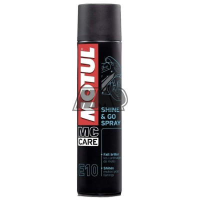 Spray limpa E10 SHINE&GO 0.400L - MOTUL