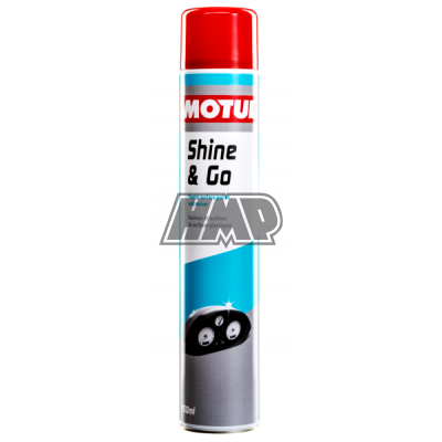 Spray limpa e abrilhanta superficies plásticas SHINE & GO 0.750L - MOTUL