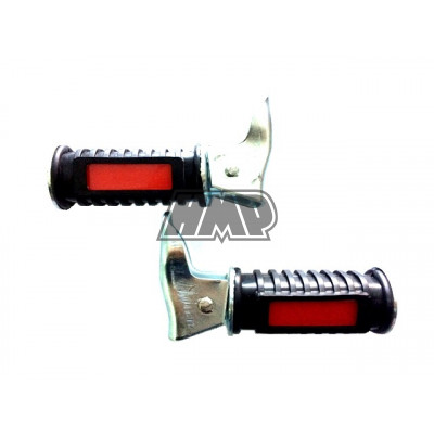 Pousa-pés 2º passageiro com reflector vermelho (par)