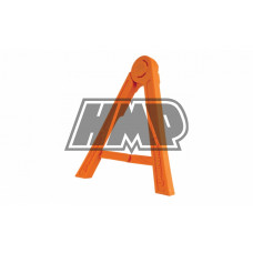 Descanso lateral / cavalete suporte lateral motocross tripod laranja - POLISPORT