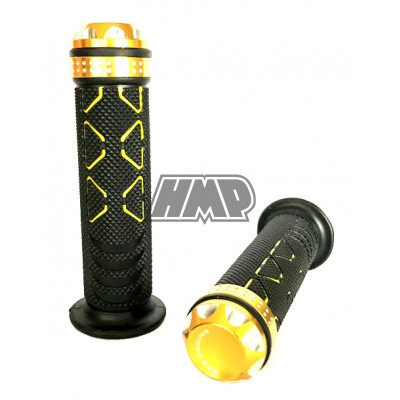 Punhos alumínio com topos incorporados 22-24 DECORADO dourado - APE