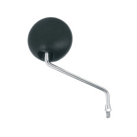 Espelho retrovisor YAMAHA DT 50 LC / LCD / LCDE / DT 80 / DT 125 R / DTR / RE / DTX / YTM 200 / XG 250 TRICKER / redondo 106 mm preto direito