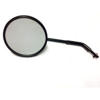 Espelho retrovisor redondo grande 100 mm preto direito / esquerdo