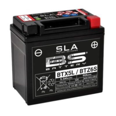 Bateria SLA BTX5L / BTZ6S (YTX5L) (FA) - BS