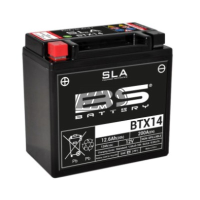 Bateria SLA BTX14 (FA) (YTX14) - BS