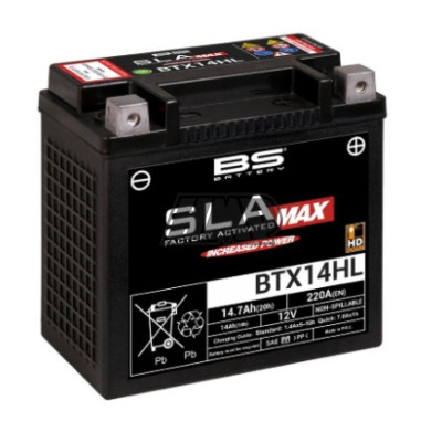 Bateria SLA MAX BTX14HL (FA) - BS 
