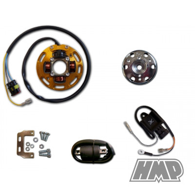 Rotor ZUNDAPP FAMEL 2 / 3 / 4 / 5 velocidades / CASAL 2 / 4 / 5 / 6 velocidades / KREIDLER / FLANDRIA / PUCH / TOMOS com luz 1 mapa potencia - HPI