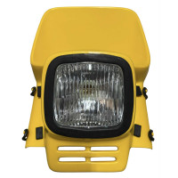 Frontal porta farol / carenagem HP1 tipo acerbis elba baja / amarelo - HP