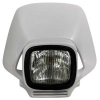 Frontal porta farol / carenagem HP2 tipo acerbis elba baja / branco - HP Frontal porta farol / carenagem HP2 tipo acerbis elba baja / branco - HP