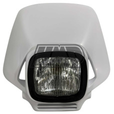 Frontal porta farol / carenagem HP2 tipo acerbis elba baja / branco - HP