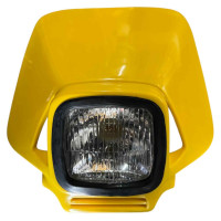 Frontal porta farol / carenagem HP2 tipo acerbis elba baja / amarelo - HP Frontal porta farol / carenagem HP2 tipo acerbis elba baja / amarelo - HP