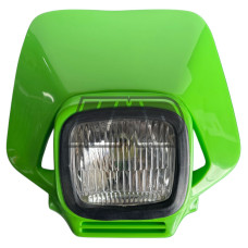 Frontal porta farol / carenagem HP2 tipo acerbis elba baja / verde - HP