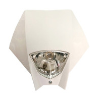 Frontal porta farol / carenagem MASTER tipo KTM / branco - HP