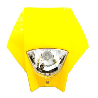 Frontal porta farol / carenagem MASTER tipo KTM / amarelo - HP