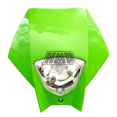 Frontal porta farol / carenagem MASTER tipo KTM / verde - HP