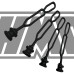 Frontal porta farol / carenagem ISDE tipo acerbis / azul - HP