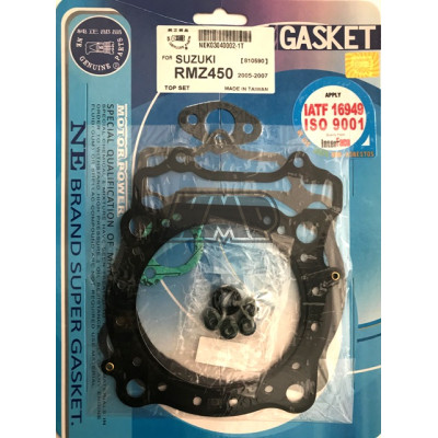Jogo juntas cilindro SUZUKI RMZ 450 2005-2007 ( 9 peças )