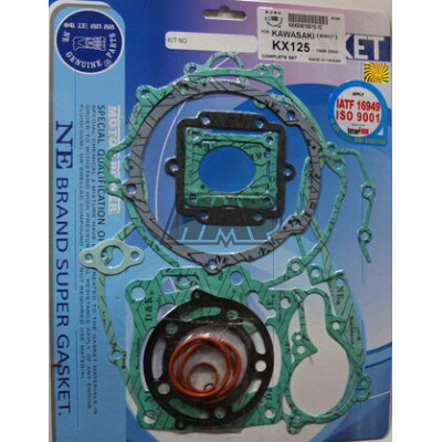 Jogo juntas motor KAWASAKI KX 125 1998-2000 ( 17 peças )