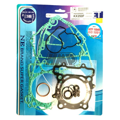 Jogo juntas motor KAWASAKI KX 250 F 2004-2009 ( 17 peças )
