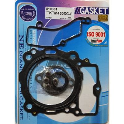 Jogo juntas cilindro KTM 450 XC-F 2008 / SX-F / SXS-F 2007-2008 ( 11 peças )