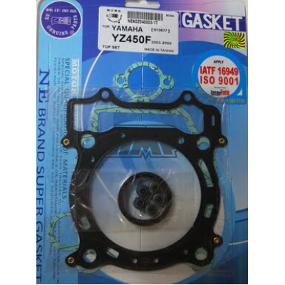 Jogo juntas cilindro YAMAHA YZ 450 F 2003-2005 ( 9 peças )