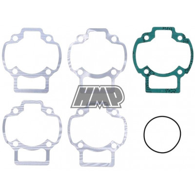 Jogo juntas cilindro PIAGGIO 50 / GILERA / TYPHOON / NRG / VESPA / APRILIA / DERBI / GILERA / ITALJET / diâmetro 47.6 mm / 6 peças - ATHENA