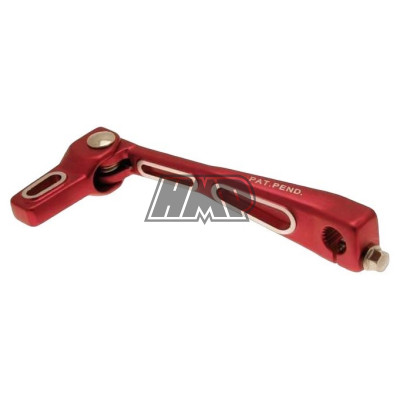Pedal mudanças MINARELLI P4 P4R P5 P5R P6 P6R AM5 AM6 K6 MR6 vermelho - PERFURADO