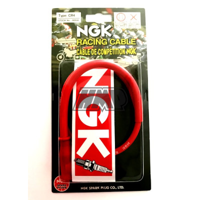 Bougiekap CR4 8054 racing met siliconen kabel 90 graden