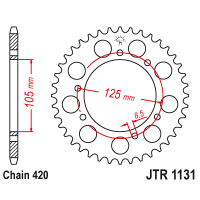 Cremalheira YAMAHA DT 50 R / X / SM / DERBI SENDA / RIEJU MRX / SMX / RS / MRT / APRILIA RX / SX / MBK / GAS GAS / MOTOR HISPANIA / PEUGEOT / GILERA / MALAGUTI / 420 / z45 - JT Cremalheira YAMAHA DT 50 R / X / SM / DERBI SENDA / RIEJU MRX / SMX / RS / MRT / APRILIA RX / SX / MBK / GAS GAS / MOTOR HISPANIA / PEUGEOT / GILERA / MALAGUTI / 420 / z45 - JT